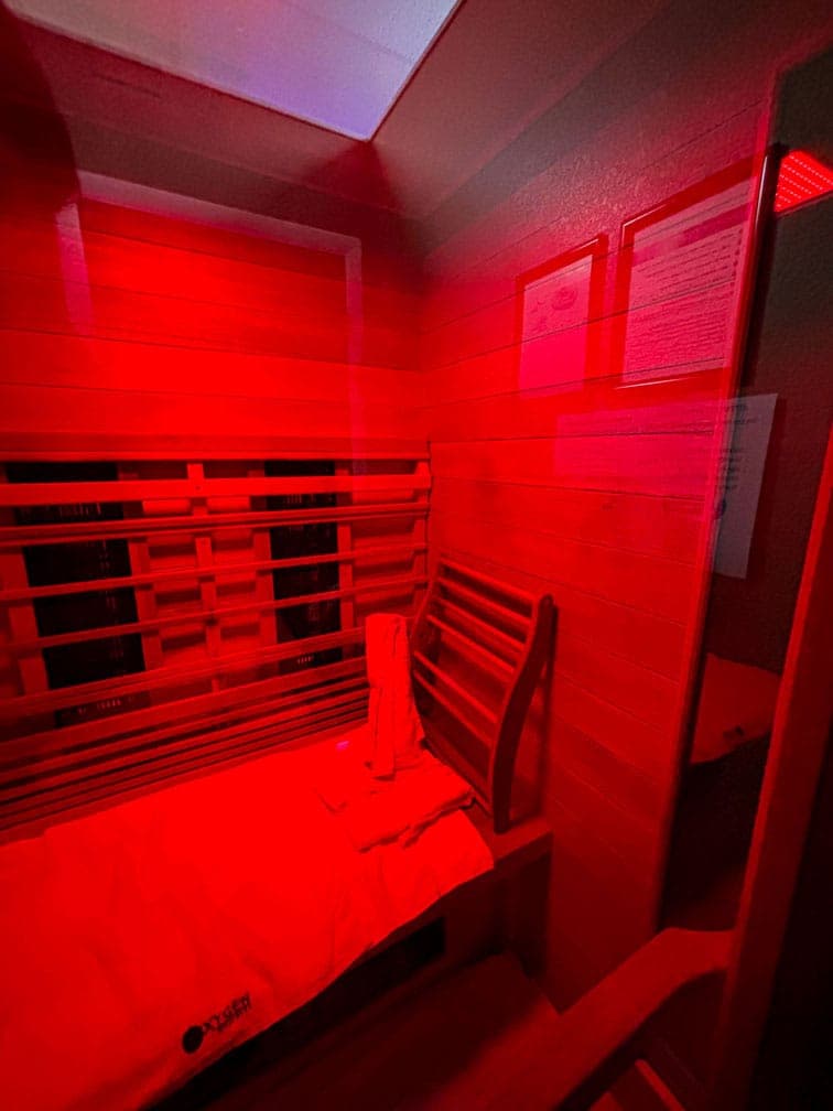 What to expect during Infrared Sauna